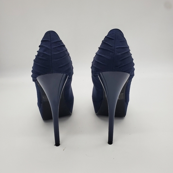 Deb Stiletto Heel Pumps Women's 7 Navy Blue - Picture 8 of 12